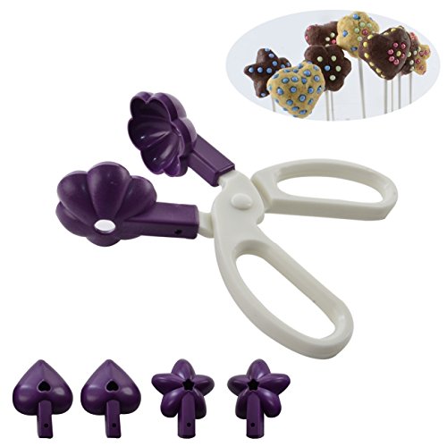 pandor Cake Pops Maker 3 in 1 Form Set - Herz, Stern, Blume - Silikon - Mehrfarbig pandor Cake Pops Maker 3 in 1 Form Set - Herz, Stern, Blume - Silikon - Mehrfarbig von pandor