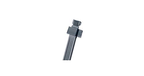 PANDUIT Cable Tie, 2-Piece, 15.0l (381 mm), Standard, Weather Resistant, Black, 100pc Nylon schwarz Kabelbinder von PANDUIT