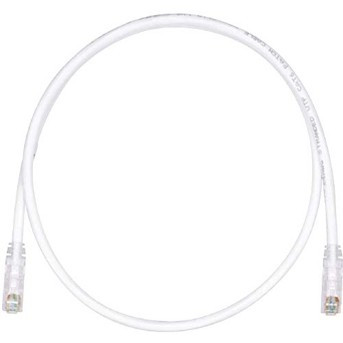 PANDUIT Copper Patch Cord, Category 6, Off White UTP Cable, 1 Meter 1 M White Networking Cable – Networking Cables (Category 6, Off White UTP Cable, 1 Meter, 1 m, White) von PANDUIT