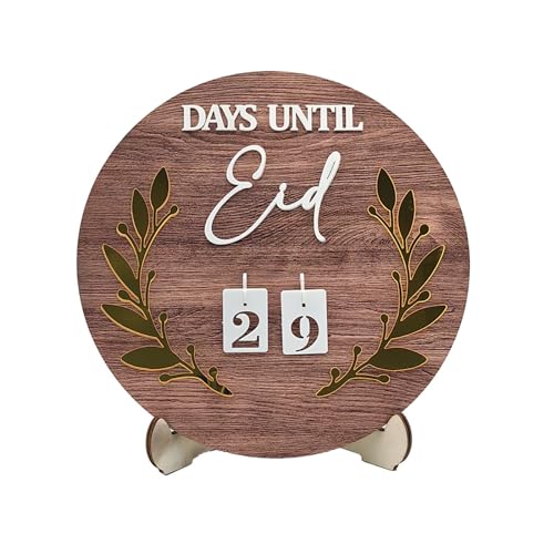 Acryl EidMubarak Ramadans Countdown-Kalender, handgefertigt, Kunsthandwerk, Ornament für Urlaub, Festival, Party, Dekoration, Eid Countdown-Kalender von PANFHGFG