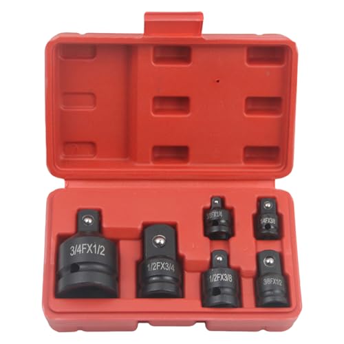 1/5.1 cm auf 3/8 /8/4 /4/5.1 cm Socket Convertor Adapter Reduzierstücke Set Impacts Socket Adapter für Auto Fahrrad Garage Luftschlauch Fitting 1/5.1 cm auf 3/8 /8/4 /4/5.1 cm Socket Convertor Adapter Reduzierstücke Set Impacts Socket Adapter für Auto Fahrrad Garage Luftschlauch Fitting von PANGBOER