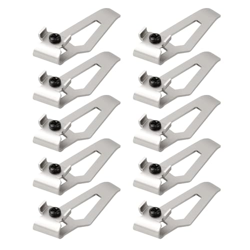 10 Stück/Set Gürtelclip-Werkzeug 2453-20 2454-2461-2462-2463-Ersatz Profi Werkzeugclip mit Schrauben von PANGBOER