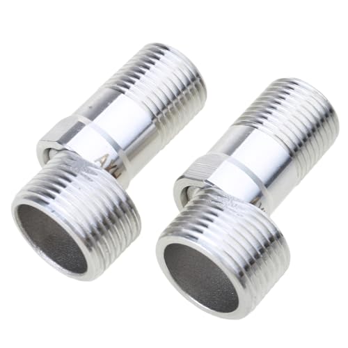 2 x 360 Grad verstellbarer, abgewinkelter gebogener Sockel, verlängerter abgewinkelter Duschkopf, Eckgelenk, Teleskop, gebogene Füße, einfach zu bedienen, Edelstahl, Duscharmatur-Adapter 2 x 360 Grad verstellbarer, abgewinkelter gebogener Sockel, verlängerter abgewinkelter Duschkopf, Eckgelenk, Teleskop, gebogene Füße, einfach zu bedienen, Edelstahl, Duscharmatur-Adapter von PANGBOER
