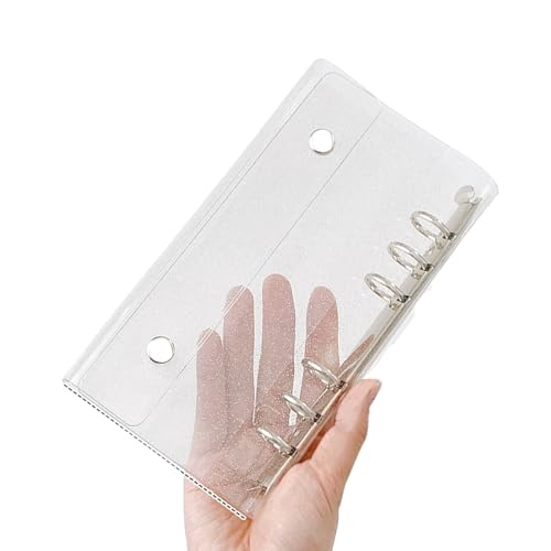 6-Loch-PVC-Fotoalbum-Bindereinband, 6 Ringe, PVC-Kartenordner, Bindereinband oder 10 Stück Locher Tasche, professionelles Kartenmanagement von PANGBOER