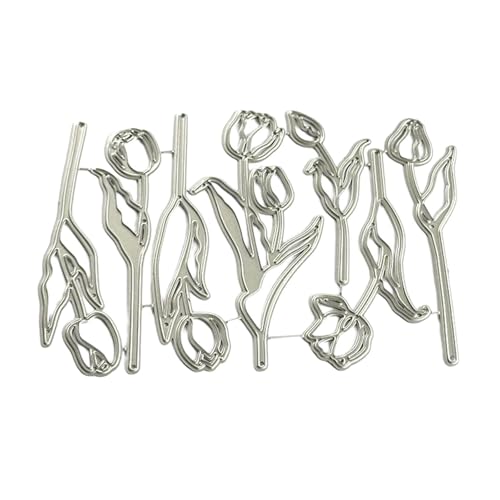 Ästhetische Blumen-Stanzschablone, Karbonstahl, geprägte Metallschablone für Scrapbooking, Karten, Album, Metallschablone für Scrapbook-Album von PANGBOER