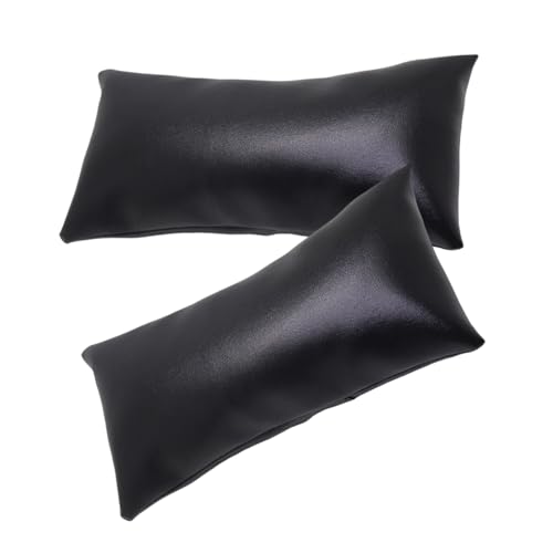 Armreifkissen, Ledertextur, für Uhren, Armbänder, Schmuck, weiches PU-Leder, Schmuckkissen, 2 Stück von PANGBOER