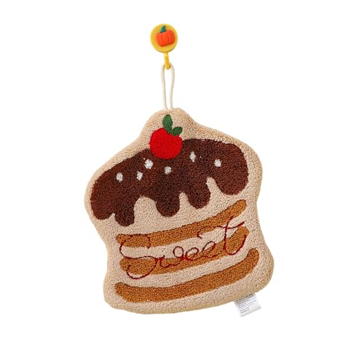 Dekoratives und funktionales Kuchen-Handtuch, super saugfähig, Plüsch-Reinigungstuch, ideal für Tierliebhaber und Kinder, niedliche Handtücher von PANGBOER