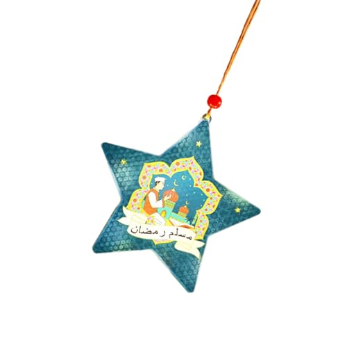 Eid Dekorative Lampe Sternform LED Licht Hängende LED Lampe Festival Versorgung für Haus Garten Dekoration Hängeleuchten von PANGBOER