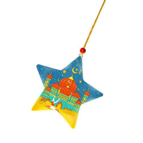 Eid Dekorative Lampe Sternform LED Licht Hängende LED Lampe Festival Versorgung für Haus Garten Dekoration Hängeleuchten von PANGBOER