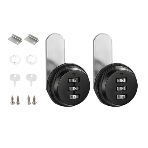 Elegante 3-stellige Passwörter Cams 2er Set für Briefkästen und Schränke stabil ohne Zinken Legierung Materialien Kombination Elegante 3-stellige Passwörter Cams 2er Set für Briefkästen und Schränke stabil ohne Zinken Legierung Materialien Kombination von PANGBOER