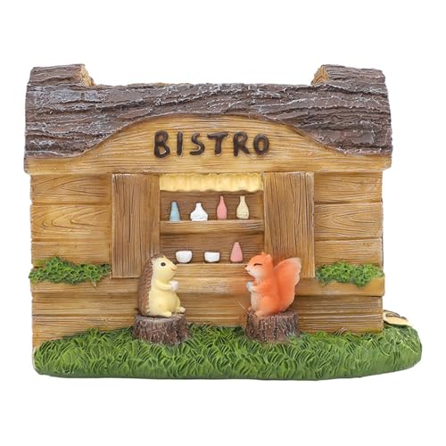 Exquisite Cartoon Stump House Ornament Ostern Haushaltsbedarf Kinder Spielzeug Dekorationen für Blumentöpfe Fensterbank Niedlicher Pflanzenhalter von PANGBOER