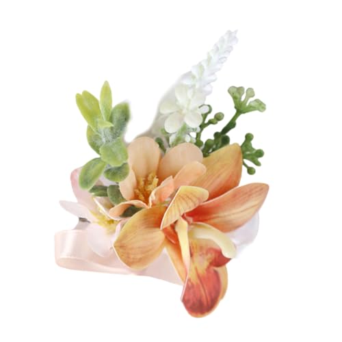Exquisites Hochzeitsblumenset Hochzeitsaccessoires Set Elegante Corsage und passende Handgelenkblume für Paar Brautjungfer Zubehör Exquisites Hochzeitsblumenset Hochzeitsaccessoires Set Elegante Corsage und passende Handgelenkblume für Paar Brautjungfer Zubehör von PANGBOER