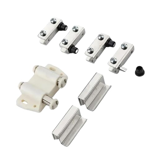 Glastürscharniere für Schrank, Vitrine, Doppelschnapper, Glasklemme, Touch-Rückprallgerät, Badezimmer-Hardware von PANGBOER