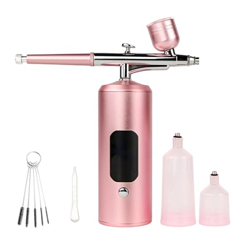 Hocheffizienter 7,4-V-Luftpumpen-Sprüher mit ergonomischem Griff für Hautpflege-Rehydratation und professionelle Kunstprojekte, künstlerisches Airbrush-Sprühgerät mit Kupferlegierung Hocheffizienter 7,4-V-Luftpumpen-Sprüher mit ergonomischem Griff für Hautpflege-Rehydratation und professionelle Kunstprojekte, künstlerisches Airbrush-Sprühgerät mit Kupferlegierung von PANGBOER