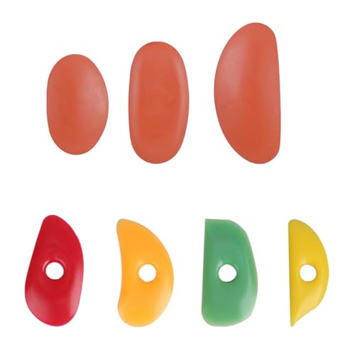 Keramik-Fußformer, Keramik-Rippen-Trimmwerkzeug, Ton, glatte Form, flexible Keramik Keramik-Fußformer, Keramik-Rippen-Trimmwerkzeug, Ton, glatte Form, flexible Keramik von PANGBOER
