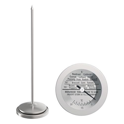 Kompost-Bodentester, Messgerät, Bodenthermometer, Sonde, Temperaturüberwachung, Werkzeug, lange Sonde, schnelle Reaktion, leicht ablesbare Temperaturskala von PANGBOER
