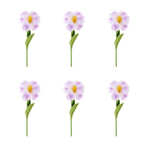 Künstliche Blumensträuße für Zuhause, Dekoration, Hochzeitsarrangements, Hochzeitssträuße, Blumen, 6 Stück Künstliche Blumensträuße für Zuhause, Dekoration, Hochzeitsarrangements, Hochzeitssträuße, Blumen, 6 Stück von PANGBOER