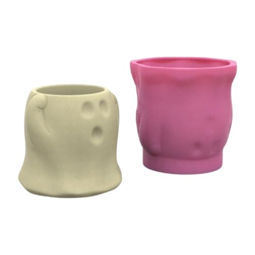 Mehrzweck-Silikonform mit Totenkopf-Vase, vielseitiges Harzguss-Set für Zuhause und Büro, Dekoration und Schmuckaufbewahrung, Silikon-Totenkopf-Form von PANGBOER