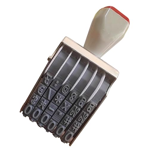 Multifunktionaler Zahlenstempel, für Büro, Büro, 0–9, verstellbar, wechselbar, verstellbar, für Geschäft, Büro, wechselbar Multifunktionaler Zahlenstempel, für Büro, Büro, 0–9, verstellbar, wechselbar, verstellbar, für Geschäft, Büro, wechselbar von PANGBOER