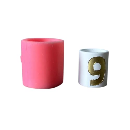 Nummerierte geprägte Silikon-Kerzenfußform, Tropfenlichtständer, Gips, dekorative Form für Epoxidharz Nummerierte geprägte Silikon-Kerzenfußform, Tropfenlichtständer, Gips, dekorative Form für Epoxidharz von PANGBOER