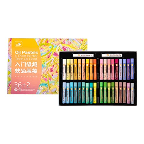 Ölpastell-Sets, Malerei, Ölpastell, weiche Zeichnen, Kunststäbe, waschbar, 24/36/48 Farben, weiche Pastellkreiden von PANGBOER