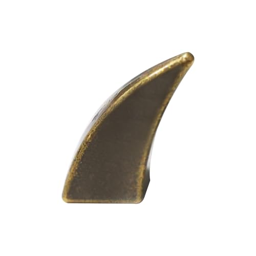 PANGBOER 10 Stück Horn-förmige Metallnieten mit Schrauben zum Basteln von Taschen, Schuhen, Kleidung, Dekoration, 17,5 mm, 27 mm, Metallnieten, Gürtelnieten von PANGBOER