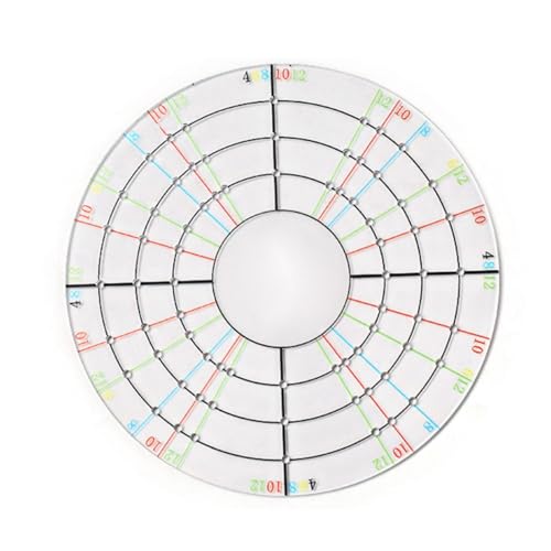 PANGBOER Keramik-Trennwand, klein, Töpferwerkzeug, Ton, Acrylscheibe, Keramik-Trimmer für Töpfer, Künstler, kreisförmiges Trimmen und Formen, Acryl, rund von PANGBOER