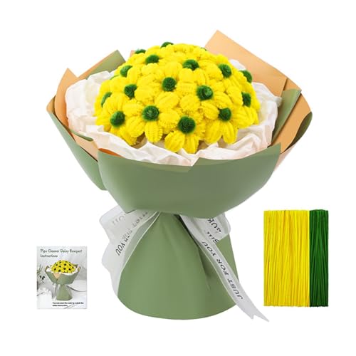 Pfeifenreiniger, Bastelbedarf, Blumen-Set, Chenille-Stiel, Bastelset für Blumenstrauß, Kunstprojekte Pfeifenreiniger, Bastelbedarf, Blumen-Set, Chenille-Stiel, Bastelset für Blumenstrauß, Kunstprojekte von PANGBOER