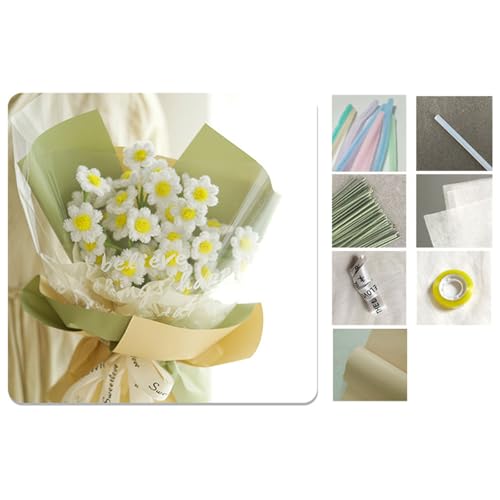 Pfeifenreiniger, Blumen-Klebeband, Rolle für Pipec-Läufer, Bastelbedarf, Blumenstrauß, Pipek-Läufer von PANGBOER