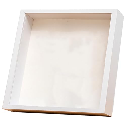 Quadratischer Bilderrahmen aus Holz, 20,3 cm, 22,9 cm, 25,4 cm, mit Glasscheibe, Bilderhalter für trockene Blumen, Dekoration, Kunst Quadratischer Bilderrahmen aus Holz, 20,3 cm, 22,9 cm, 25,4 cm, mit Glasscheibe, Bilderhalter für trockene Blumen, Dekoration, Kunst von PANGBOER