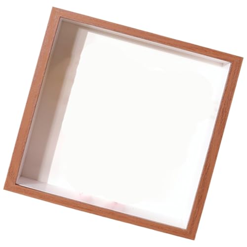 Quadratischer Bilderrahmen aus Holz, 20,3 cm, 22,9 cm, 25,4 cm, mit Glasscheibe, Bilderhalter für trockene Blumen, Dekoration, Kunst Quadratischer Bilderrahmen aus Holz, 20,3 cm, 22,9 cm, 25,4 cm, mit Glasscheibe, Bilderhalter für trockene Blumen, Dekoration, Kunst von PANGBOER