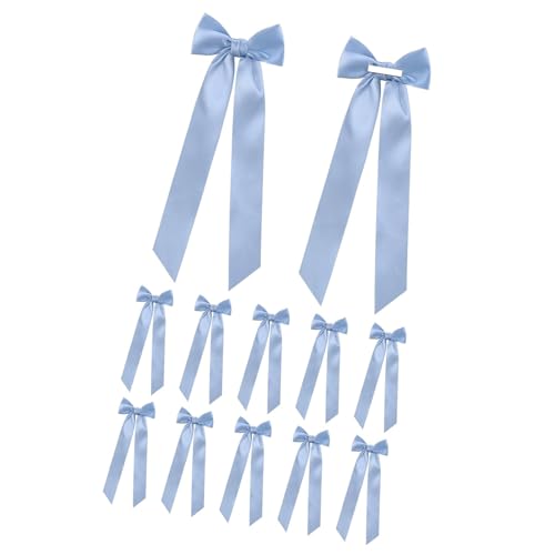 Satin-Schleifenknoten im Ballett-Stil, elegante Party-Dekoration, Geschenkverpackung, Event, Bastelprojekte, luxuriöse Satin-Geschenkverpackung, 12 Stück Satin-Schleifenknoten im Ballett-Stil, elegante Party-Dekoration, Geschenkverpackung, Event, Bastelprojekte, luxuriöse Satin-Geschenkverpackung, 12 Stück von PANGBOER