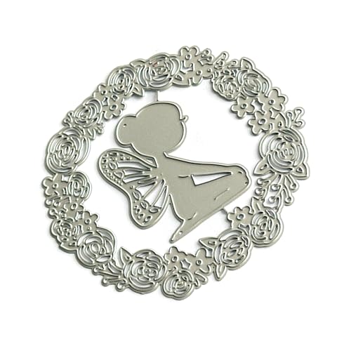 Schmetterlingsmädchen, gestanztes dekoratives geprägtes Papier, Karbonstahl, Stanzwürfel, Scrapbooking, Lesezeichen, Stahlschnitt für Stanzkarten Schmetterlingsmädchen, gestanztes dekoratives geprägtes Papier, Karbonstahl, Stanzwürfel, Scrapbooking, Lesezeichen, Stahlschnitt für Stanzkarten von PANGBOER
