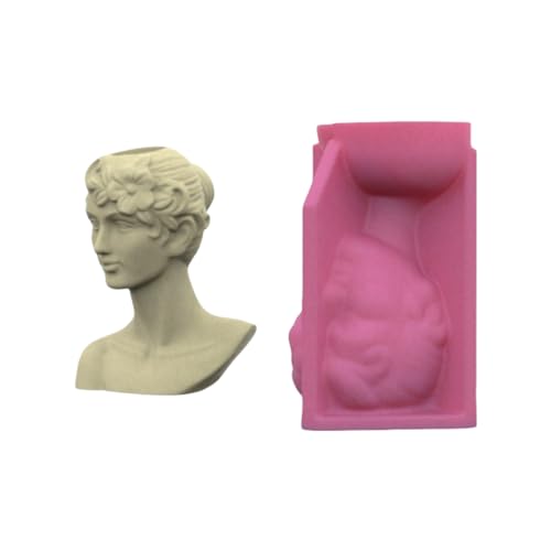 Silikon-Vasenformen, Pflanzgefäßform, menschlicher Kopf, geeignet zum Basteln von Vasen, Pflanztöpfen Silikon-Vasenformen, Pflanzgefäßform, menschlicher Kopf, geeignet zum Basteln von Vasen, Pflanztöpfen von PANGBOER