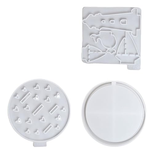 Silikonform für Seife, Schreibtischlampe, Leuchtturm, 3 Stück von PANGBOER