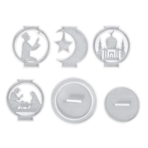 Silikonform für den Nahen Osten, Epoxidharz, dekorativer Stern, Mond, Kerze, Beinstein, Gips, Silikon, nahöstlicher Halter, Kerzenguss Silikonform für den Nahen Osten, Epoxidharz, dekorativer Stern, Mond, Kerze, Beinstein, Gips, Silikon, nahöstlicher Halter, Kerzenguss von PANGBOER