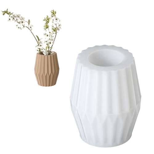 Silikonform mit Dracheneiern/gestreiften Blumenvasen, Gips, Zement für Heimdekoration, Basteln, Schmuck, Zubehör, handgefertigte Vasenform von PANGBOER