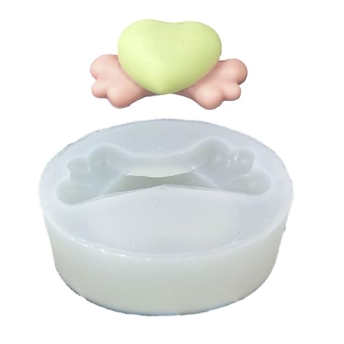 Silikonform mit Herzflügeln, handgefertigt, für Seife, Schokolade, Fondant, Geburtstag Silikonform mit Herzflügeln, handgefertigt, für Seife, Schokolade, Fondant, Geburtstag von PANGBOER