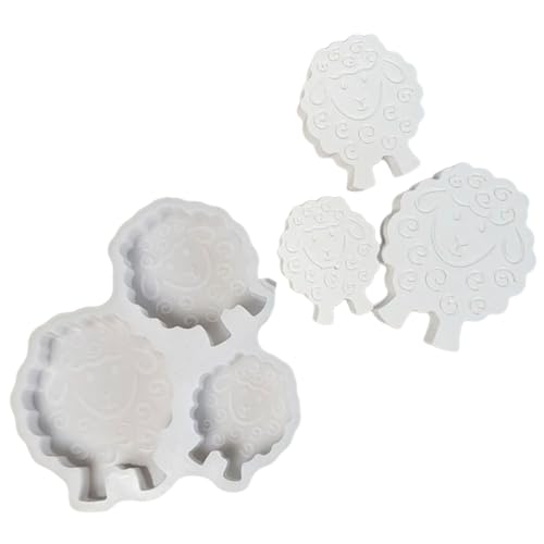Silikonform mit Schaf-Motiv, Familienblätter, Süßigkeiten, Gips, Dekoration, temperaturbeständig, Epoxidharz-Form für Seife Silikonform mit Schaf-Motiv, Familienblätter, Süßigkeiten, Gips, Dekoration, temperaturbeständig, Epoxidharz-Form für Seife von PANGBOER