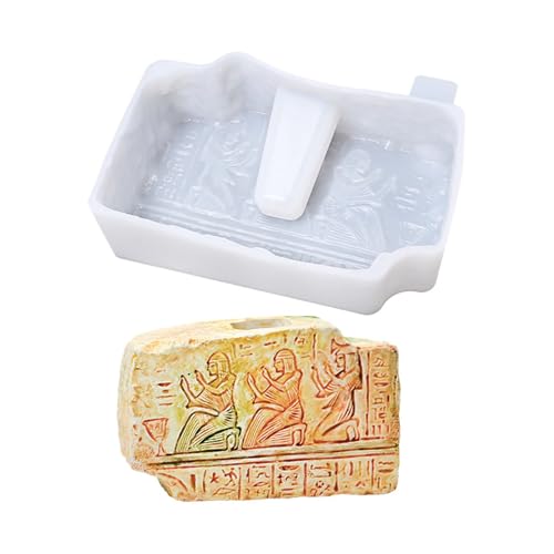 Strapazierfähige Silikonvase in Vasenform, Harz, Gips, langlebiges Zubehör-Set für Heimdekoration, Silikonsteinvase von PANGBOER
