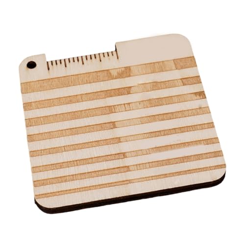 Stricknadellehre und Lineal aus Holz, Messwerkzeug, Häkelzubehör, quadratisches Werkzeug mit Skala Stricknadellehre und Lineal aus Holz, Messwerkzeug, Häkelzubehör, quadratisches Werkzeug mit Skala von PANGBOER
