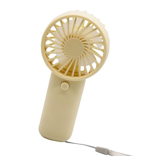 Tragbarer Miniatur-Ventilator mit Umhängeband, 2 3 A Batterien, für drinnen und draußen, Einzelgeschwindigkeitsregelung, leiser persönlicher Ventilator von PANGBOER