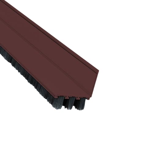 Tür-Zugluftstopper, Dichtungsstreifen, vorne fegt unter Zugluft, Geräuschblocker, schalldichtes Zubehör, langlebig, verstellbar, staubdicht, Türfeger von PANGBOER
