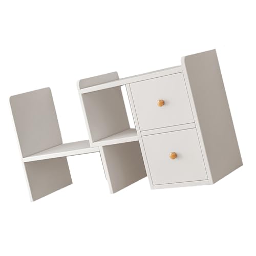 UPRGADES Holz-Präsentationsständer, anpassbares Bücherregal, modern, verstellbar, Schreibtisch-Bücherregal, Schreibtisch-Organizer, Holz-Ausstellungsregal von PANGBOER