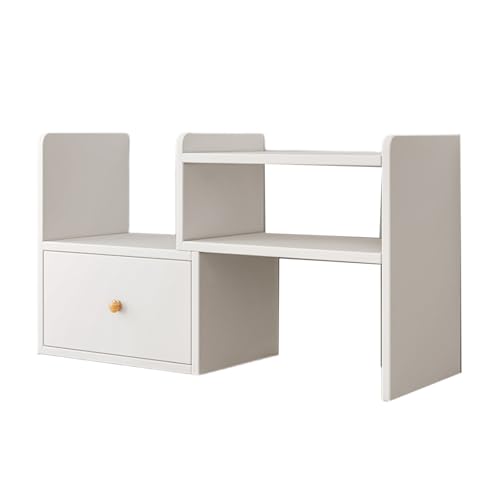 UPRGADES Holzständer, anpassbares Bücherregal, modern, verstellbar, Schreibtisch-Bücherregal, Schreibtisch-Organizer, Holzregal von PANGBOER