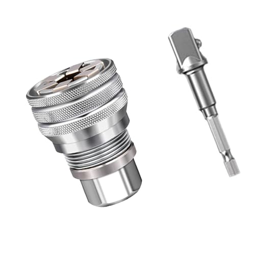 Verstellbarer Universal-Steckschlüssel 3/8 Zoll Sechskantschlüssel Adapter Set zum Bohren und Fixieren von Steckschlüsselwerkzeugen von PANGBOER