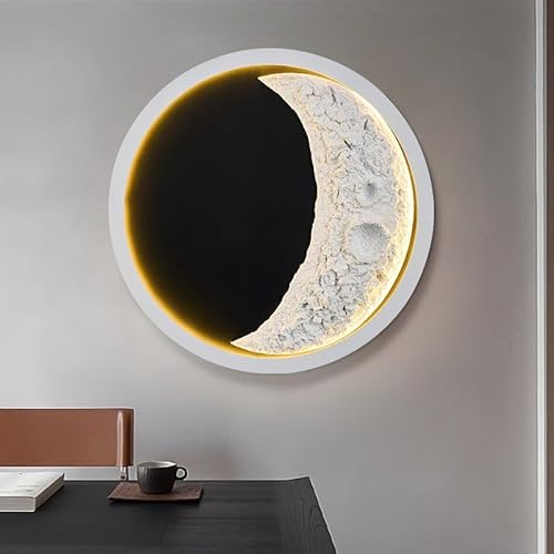 PANNN LED-Deckenleuchte Moderne Mond-Wandleuchte Deckenleuchte 3000K-6500K Geeignet Für Schlafzimmer Wohnzimmer Und Esszimmerbeleuchtung(B-32) von PANNN