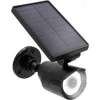 Safe Light Solar led - 8 Hochleistungs-LEDs - bis zu 7,5 Meter Reichweite - wetterfest & robust - Abschaltfunktion - Tageslicht-Sensor - Black von PANTA
