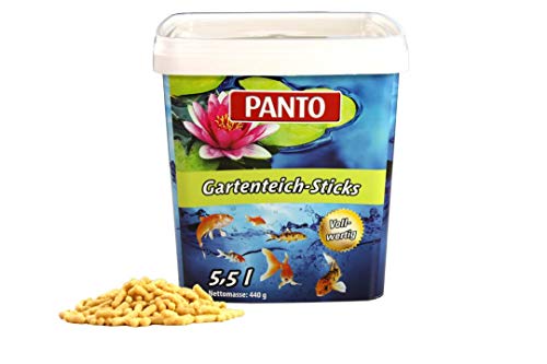 Panto Fischfutter, Gartenteichsticks 440 g, 2er Pack (2 x 440 g) von PANTO