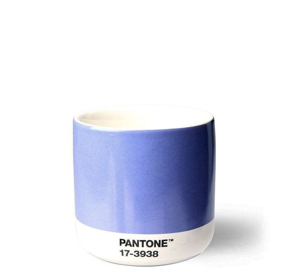 PANTONE Teeservice, Porzellan Thermobecher Cortado, 190 ml, CoY 2022 - Very Peri 17-3938 von PANTONE